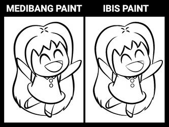 Comparison Medibang/Ibis