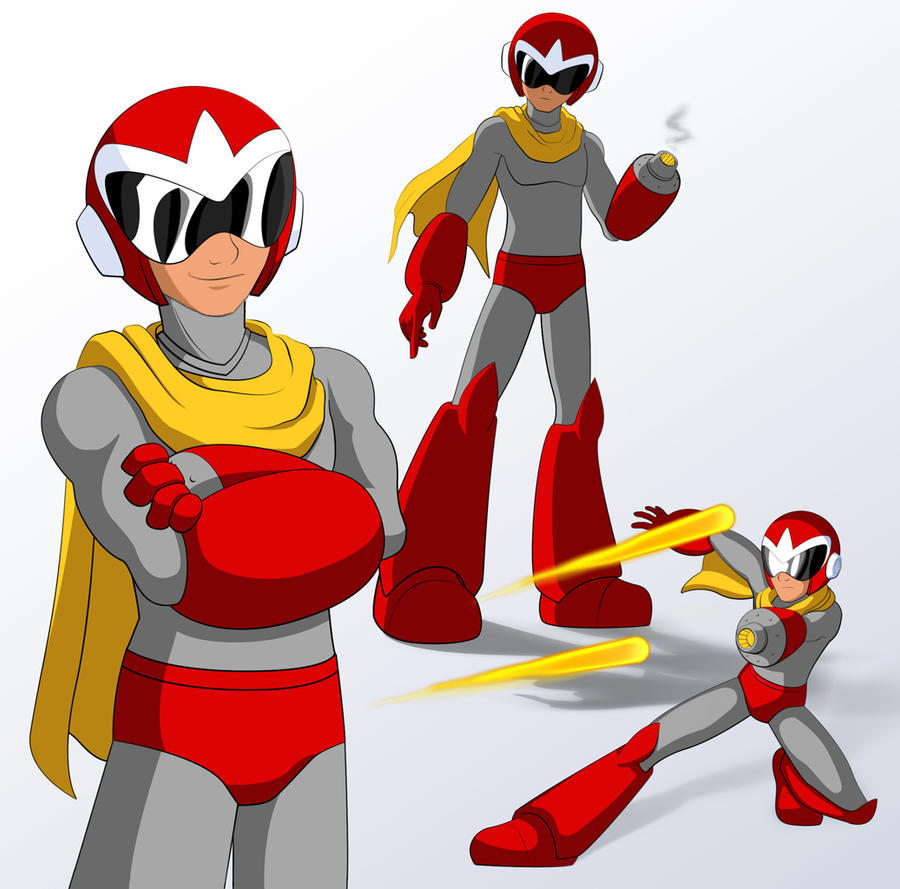 Proto System Cartoon Cartoon Proto Man by Design-Escape on DeviantArt