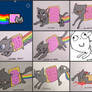 Nyan cat in different styles