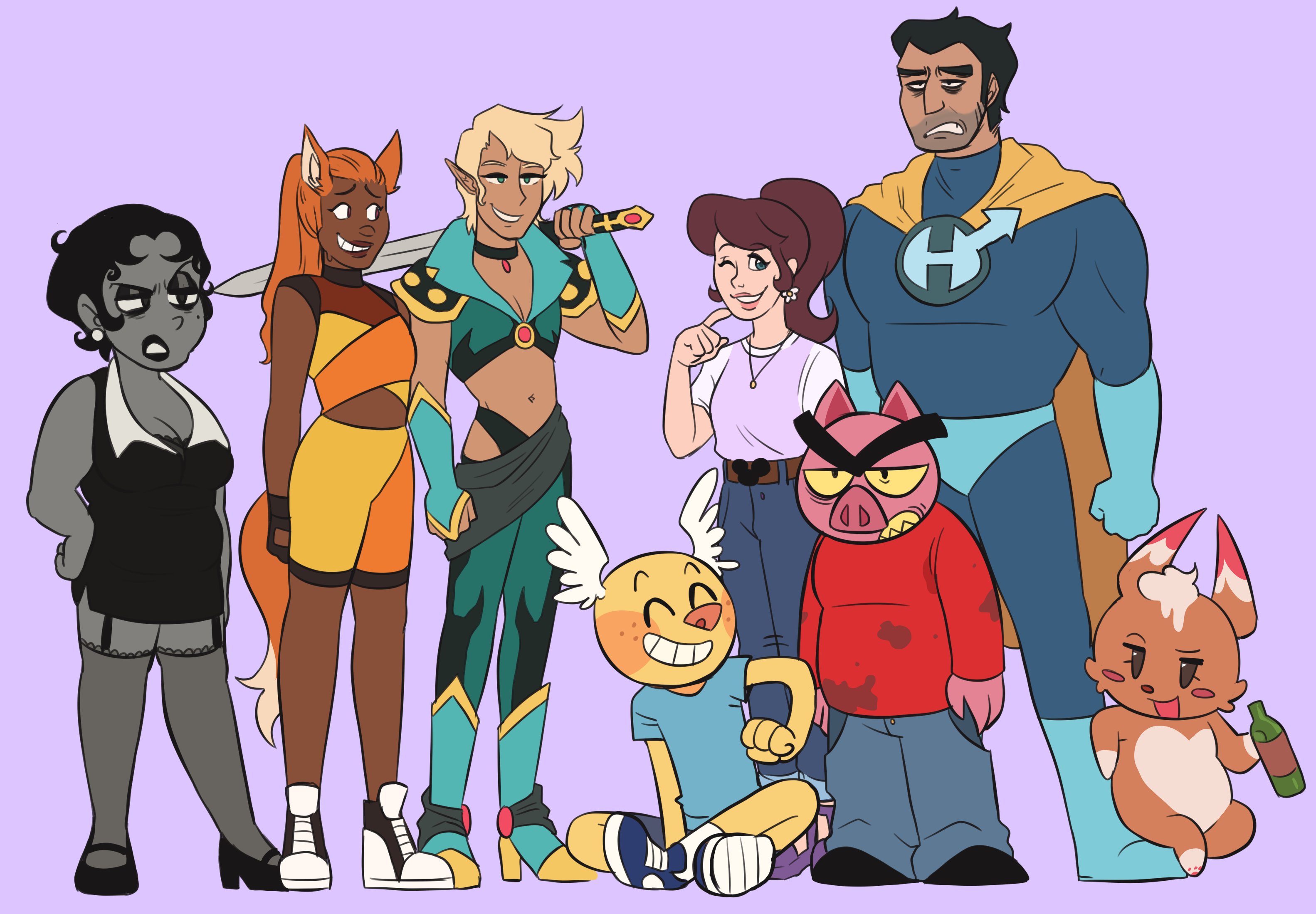 Drawn Together Names Drawn Together Cast redesigns by tai toydrill by BJH1999 on DeviantArt