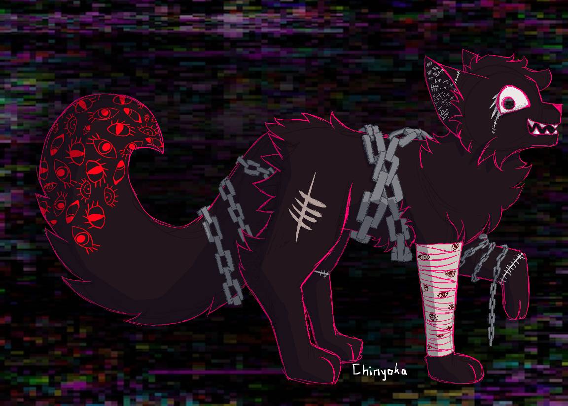 weirdcore/horror inspired cat by Chinyoka on DeviantArt