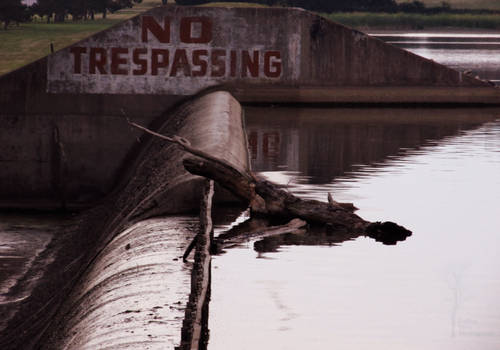 no trespassing