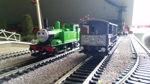 Bachmann Oliver and his brake van, Toad