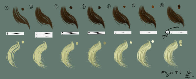 Dark and fair hair in 7 steps