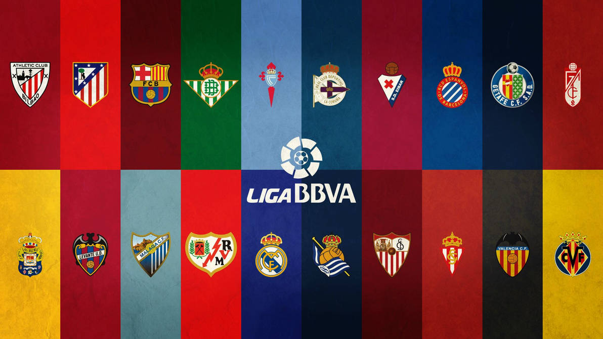 Футбольная ла лига. Футбольные команды Испании эмблемы. Футбольные клубы ла Лиги. Эмблема футбольного клуба Испании ла Лигу чемпионов. Испанская ла лига футбол лого.
