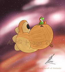 Yoshi in Yoshi Planet