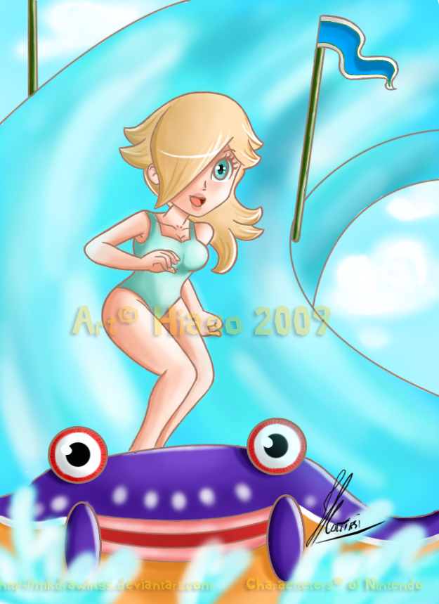 Rosalina Surfing