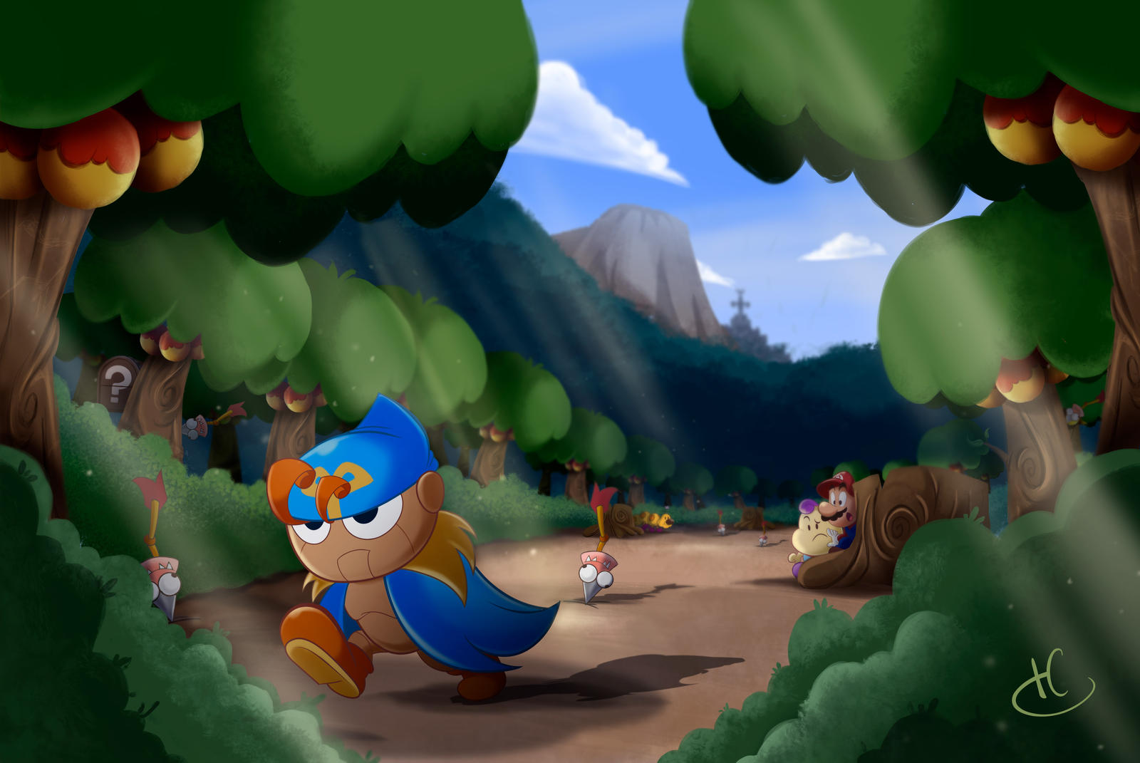 Super Mario RPG - Forest Maze by MKDrawings on DeviantArt