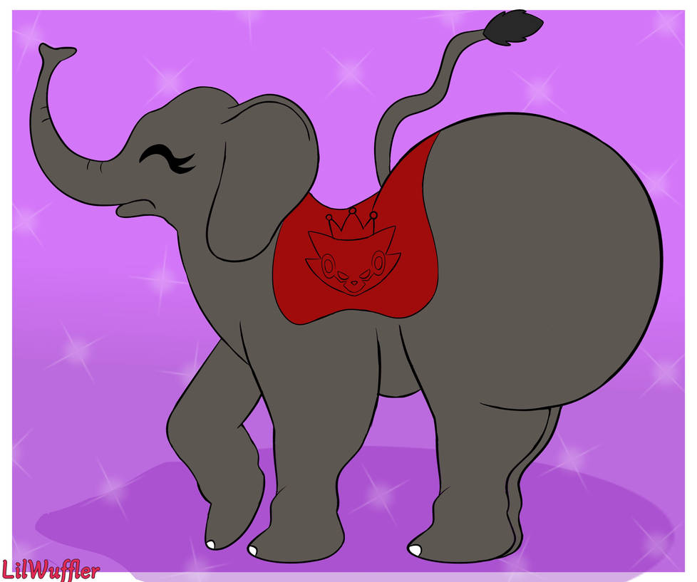 Mlp Elephant Deviantart Molly the Elephant (Commission) by LilWuffler on DeviantArt