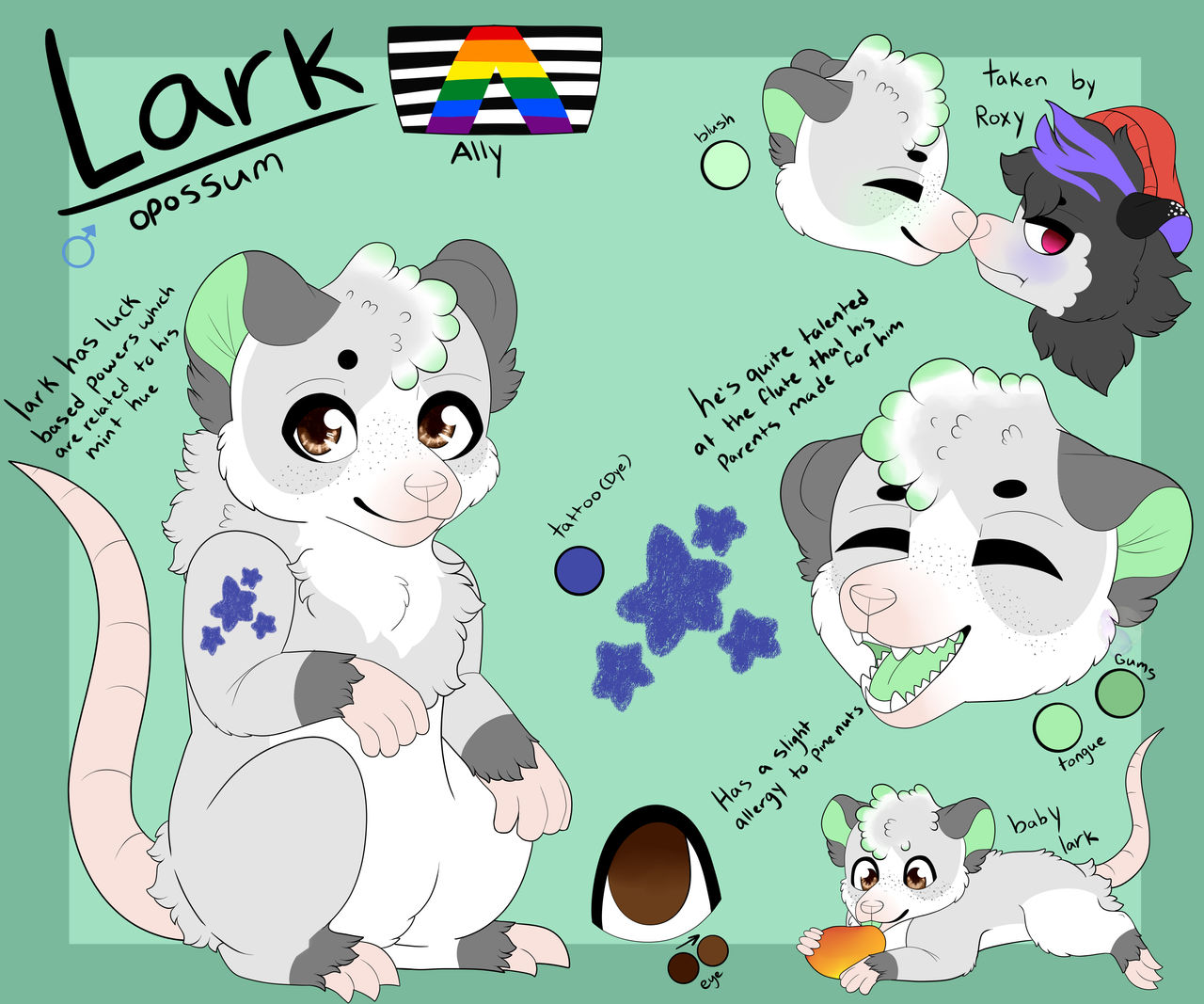Lark Ref sheet 2022 by usagiemiller on DeviantArt