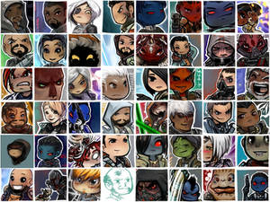 SWTOR Chibi Collage