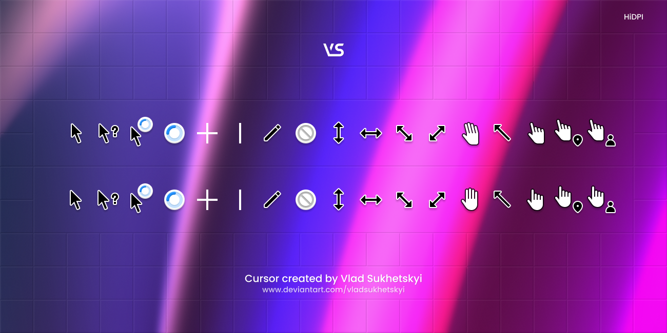 Modern Cursors v1 Plus - Light and Dark by VA5HOne on DeviantArt