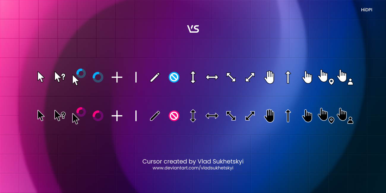 Free] Modern Cursors v1 - Light and Dark by VA5HOne on DeviantArt