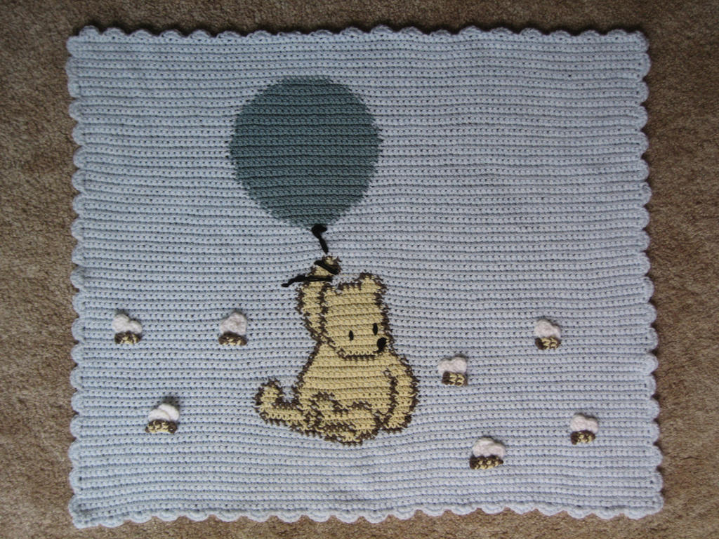 Crochet Pooh Bear Blanket by irisheyes923 on DeviantArt