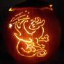 Shooting Star Dragon Jack o Lantern 