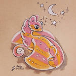 Pink Sherbet Dragon  by Ozzymodan