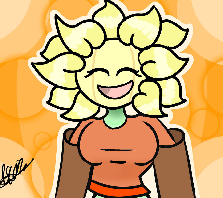 Anthro Sunflora! by MrOldShadowMann on DeviantArt