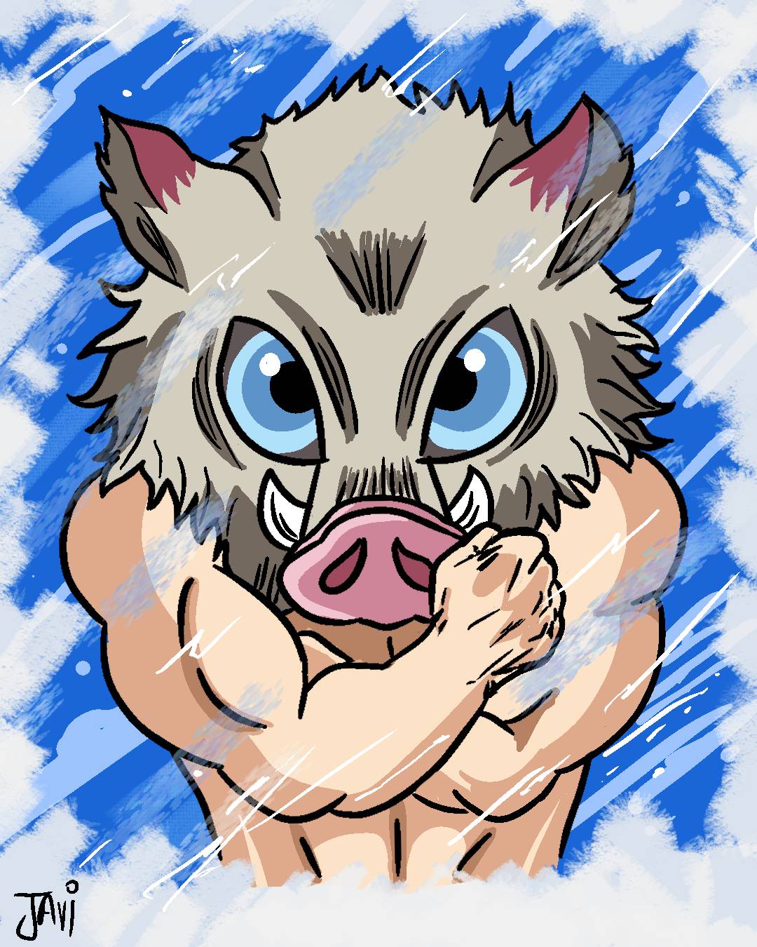 Inosuke fanart by JaviArtwoorks on DeviantArt