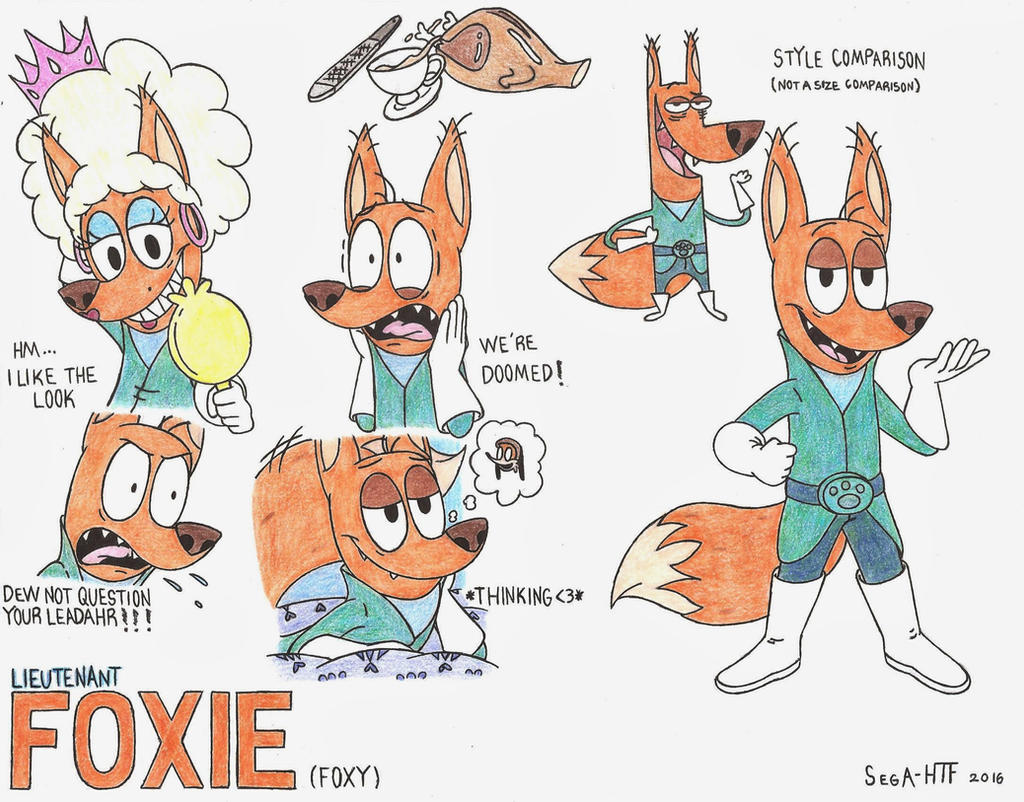 Commander Clark Fox Lt. Foxie Doodles - Commander Clark by Sega-HTF on DeviantArt