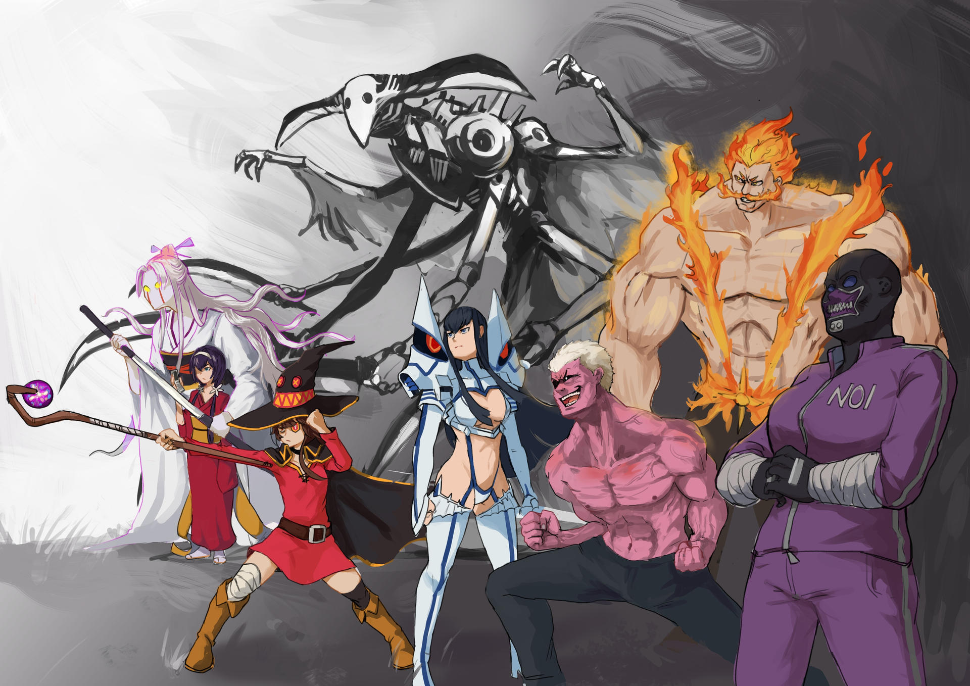 Top 10 Most Violent Anime Heroes by HeroCollector16 on DeviantArt