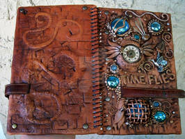 Front and back of journal