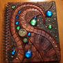 Turtle shell sketchbook cover