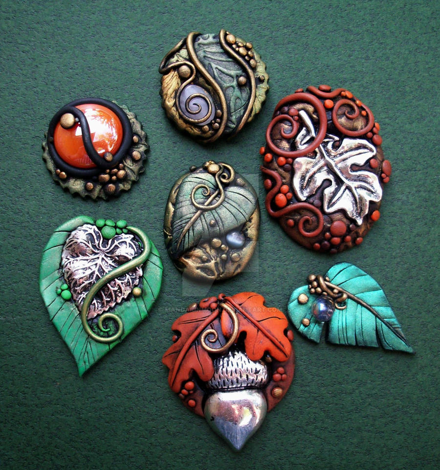 Fall Assorted Cabochons 2