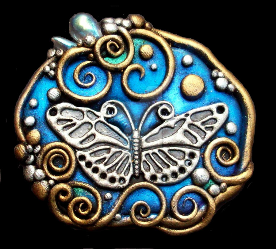Butterfly Pendant or pin