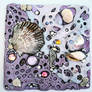 Lilac Sea foam Mosaic Tile