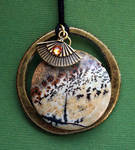 Autumn Tree Jasper Pendant by MandarinMoon