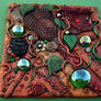 Forest Floor Polymer Clay Tile