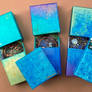 Painted Business Card Holders