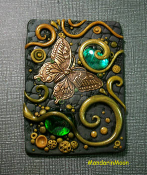 Olive Garden ACEO with Butterfly