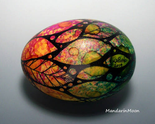 Watercolor Spring Duck Egg