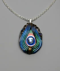 Peacock Feather Pendant