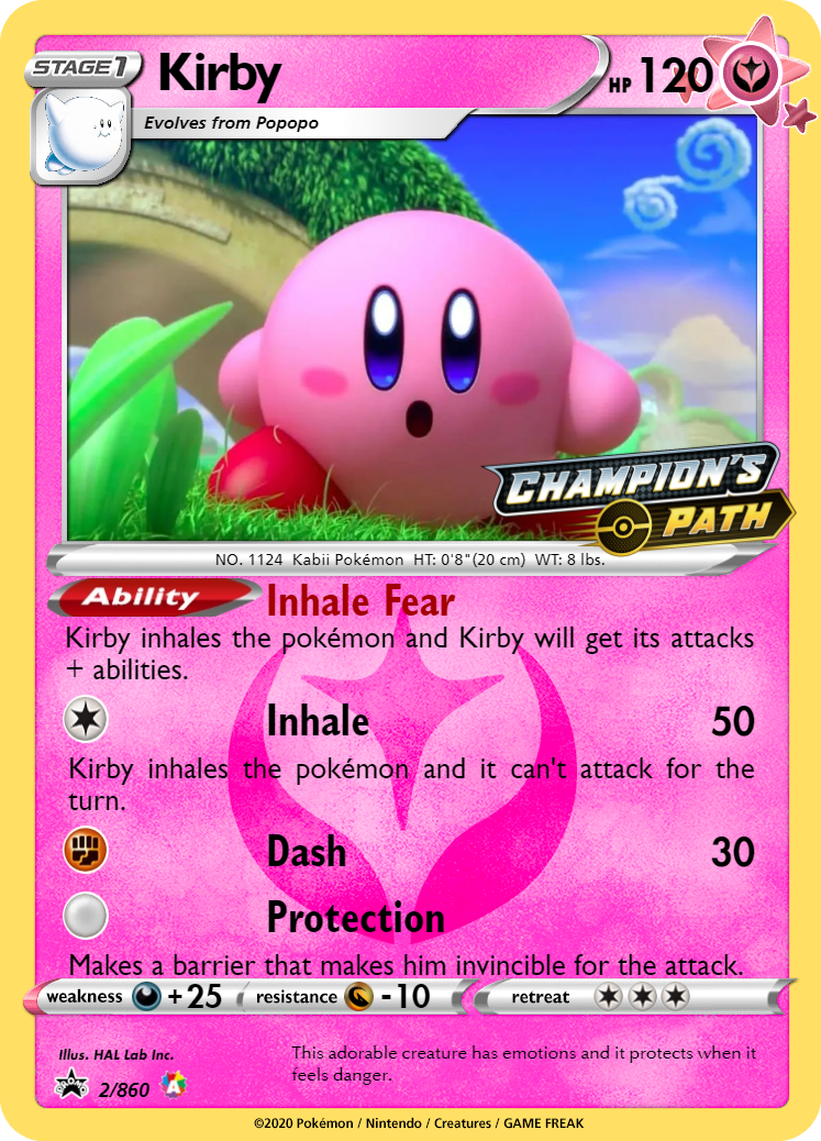 kirby pokemon card Pokemon cute kirby 9