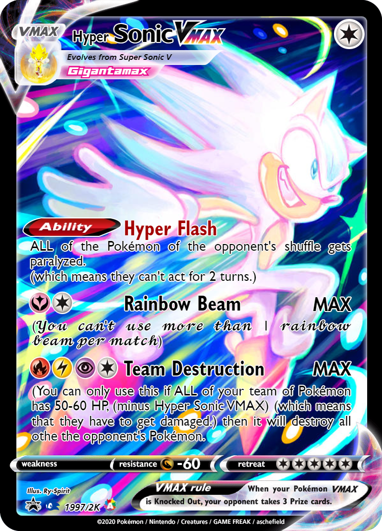 sonic pokemon card Magic the Gathering, Secret Lair: Secret Lair X the Hedgehog: Fr Monster Games Pokemon normal sonic