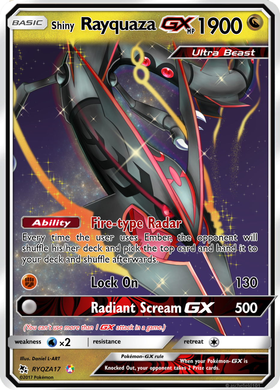 Pokemon M Rayquaza GX