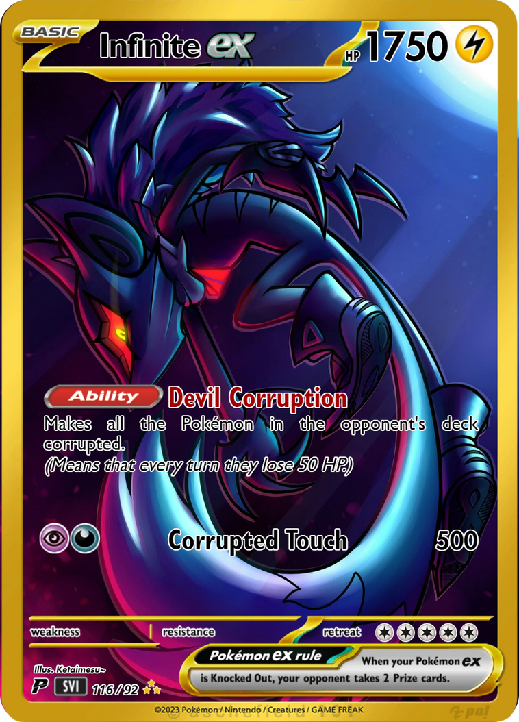 Infini Exp. Ase Infinite ex (Hyper Rare, Gold) by ifcandycorn on DeviantArt
