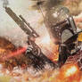 Star Wars - Boba Fett firefight