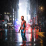 Marvel - Spider-Man street rain