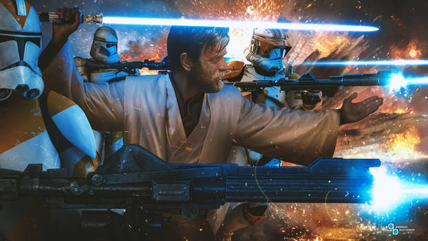 Star Wars - General Kenobi and the 212th