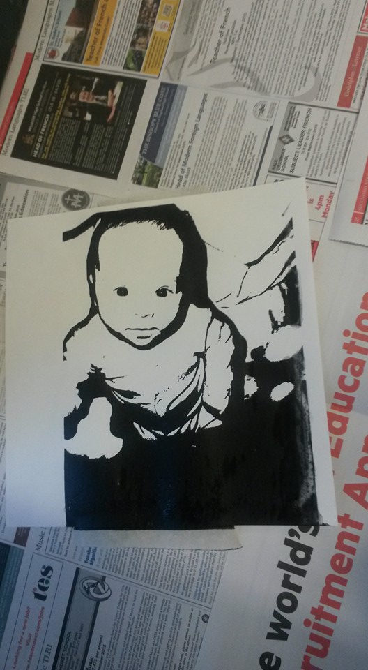 Screen Print of my son