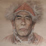 Portrait of tibetan sorcerer