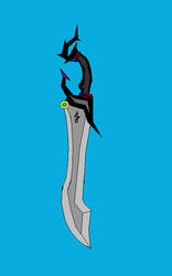 cool sword from paint