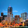 Downtown Denver at Dusk HDR