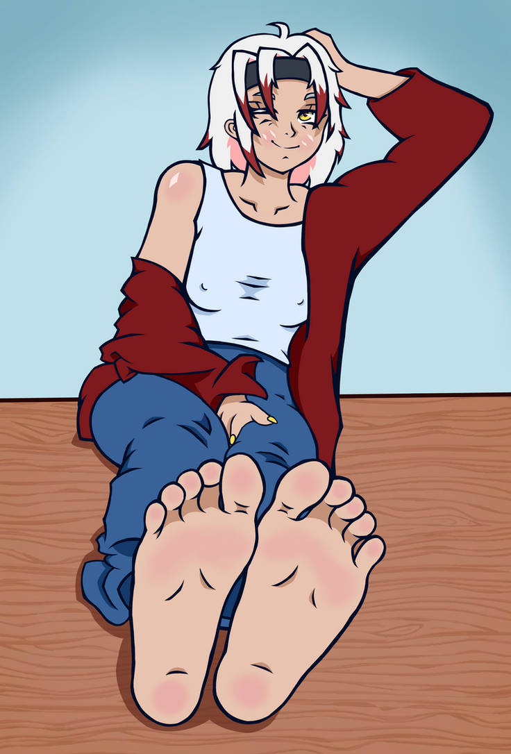 Foot Poses Deviantart Yoru's first feet pose by AlesRho on DeviantArt