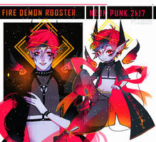 FIRE DEMON ROOSTER - NEONPUNK 2017 [CLOSED]