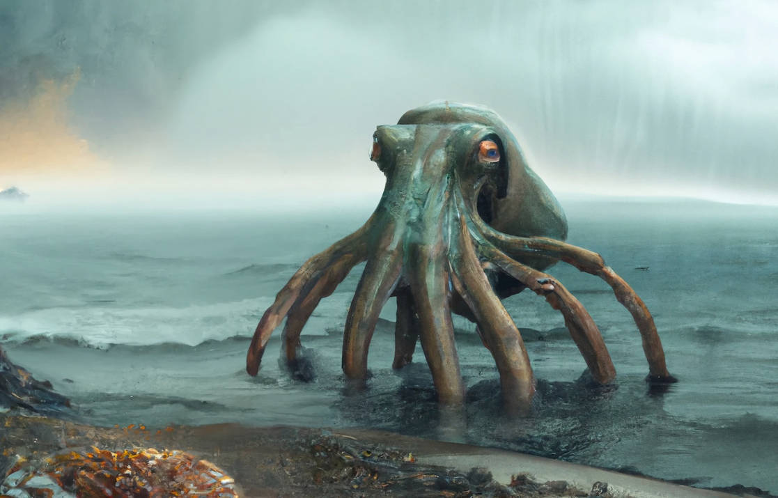 Octopus rising by metabolid on DeviantArt