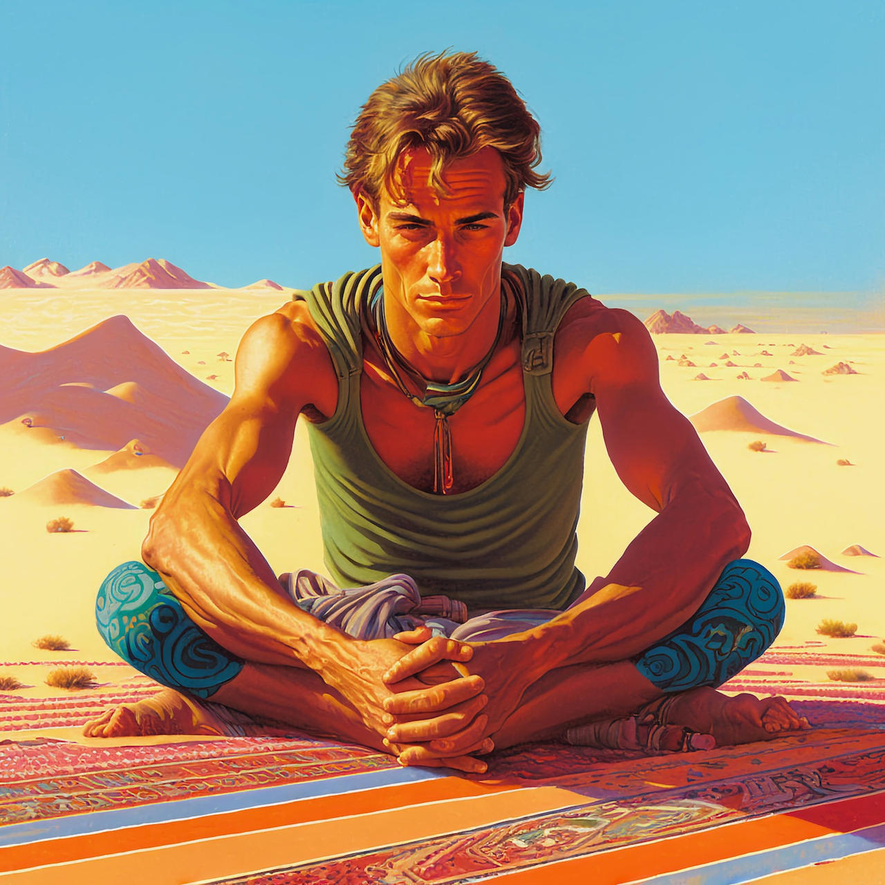 Yoga Man - Midjourney